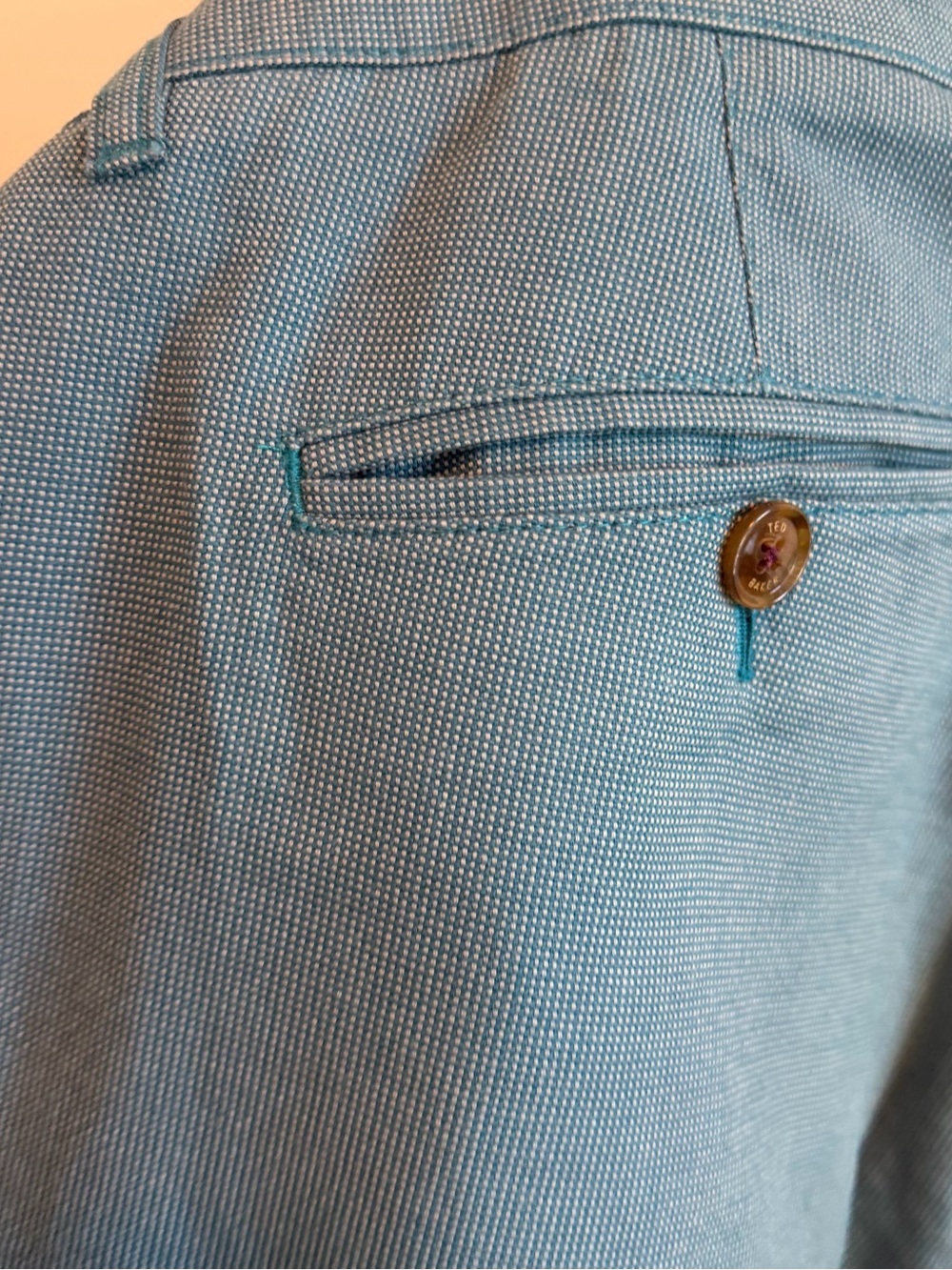 Men's Ted Baker Chino Pants - 36R - Picture 5 of 6